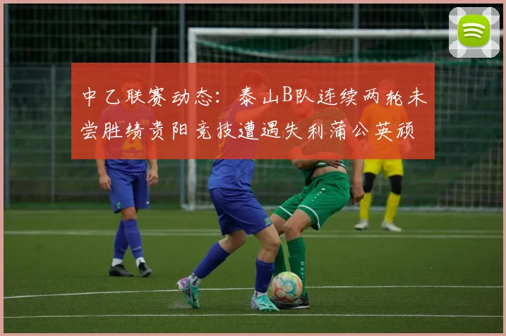 中乙联赛动态：泰山B队连续两轮未尝胜绩贵阳竞技遭遇失利蒲公英顽强战平
